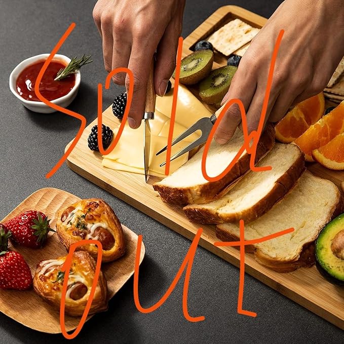 Cutting Board Wood Chopping Board Double Sided Charcuterie Boards Serving Board Kitchen Essential House Warming Hostess Host Gift Serving Tray for Christmas Wedding Birthday Anniversary Grayish Purple