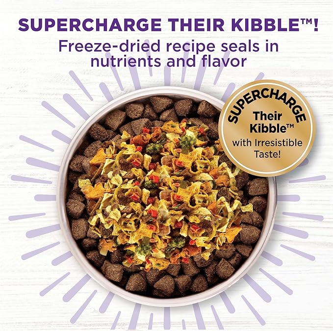 Wellness Bowl Boosters, Dog Food Topper for Small, Medium, & Large Breeds, Grain Free, Natural, Freeze Dried, Digestive Health Chicken, 4 Ounce Bag (Pack of 1)