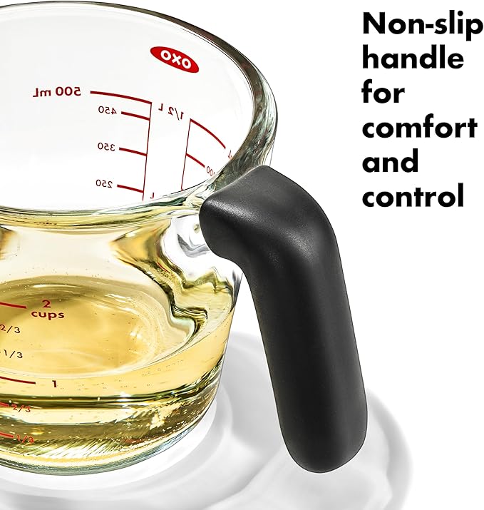 OXO Good Grips 2-Cup and 4-Cup Glass Measuring Cup Set