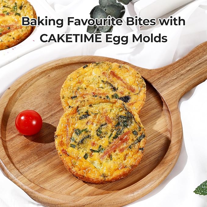 Muffin Top Pan Non Stick,4 Inch Metal Frame Round Egg Baking Pan for Oven English Muffins, Whoopie Pies, Corn Bread, Egg Bites, Breakfast Sandwiches Tarts 2 Confetti