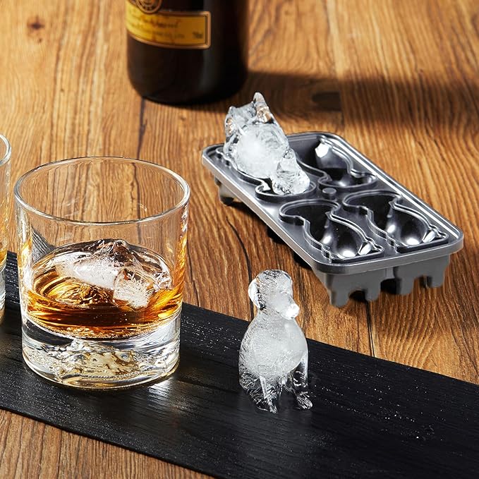 Nax Caki Golden Retriever Dog Ice Cube Mold Fun Shapes, Golden Retriever Gifts for Women, Cute Large Craft Ice Mold, Big Dog Ice Cube Trays for Whiskey Cocktails Bourbon