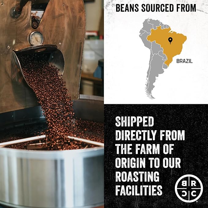 Black Rifle Coffee Company Blackbeard's Delight, 12oz Bag, Ground Coffee Dark Roast - Roasted Blend Made from Arabica Beans - Colombian & Brazilian Beans - Veteran Founded & American Made