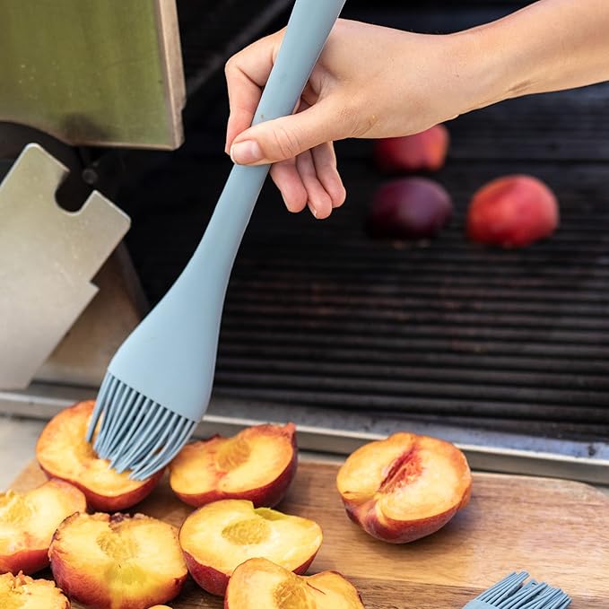 GIR: Get It Right Silicone Basting Brush – High Heat Resistant Kitchen Tool for Cooking, Grilling & Baking, Ultimate - 8IN, Slate