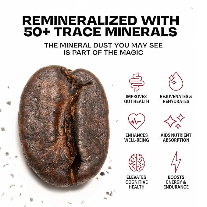 Danger Coffee by Dave Asprey, Remineralized, Mold Free & Lab Tested Whole Bean Coffee, Medium Roast, 10.9 Ounce