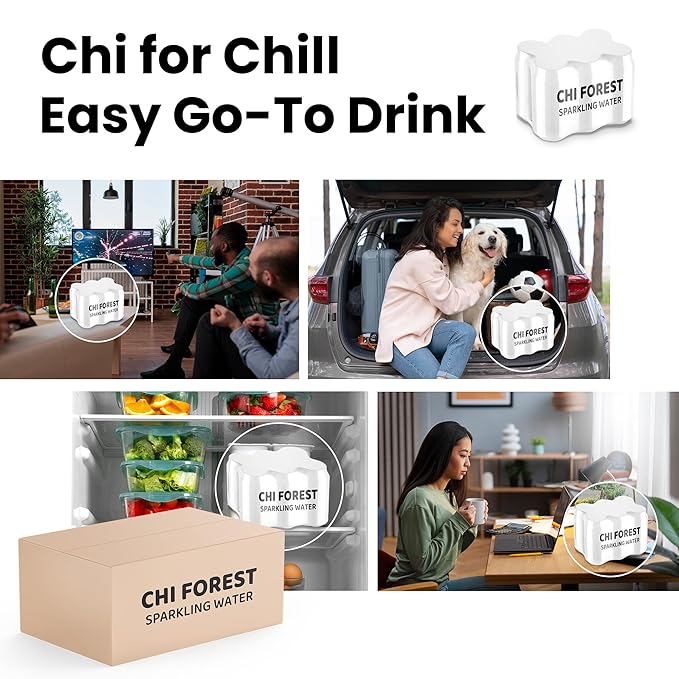 CHI FOREST Lychee Fizzy Sparkling Water (11.16 oz* 24)