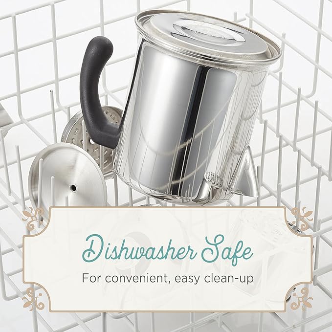 Farberware 47053 Classic Stainless Steel Yosemite 12-Cup Coffee Percolator, 12 Cup Coffee Maker, Silver