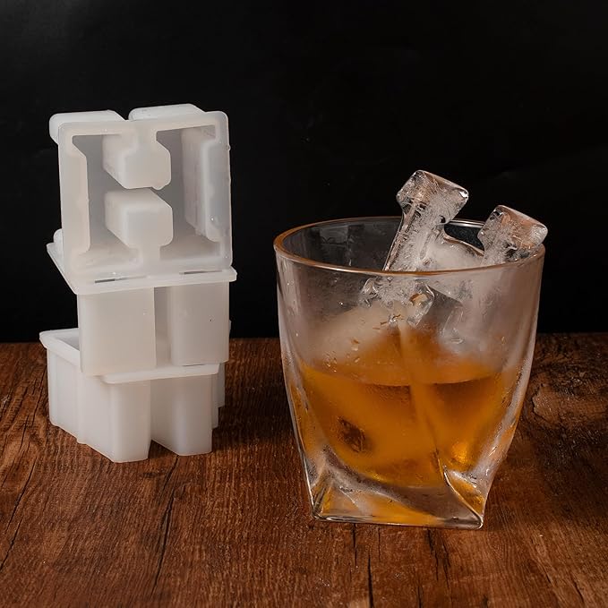 26 Pack Alphabet Resin & Clay Mold - Letter Ice Maker, Candle Making & Craft Supplies