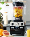 HECMAC 3-Peak HP Blender - 2200W Max/1400W Rated, 68oz BPA-Free Pitcher, 3 Programs, Self-Clean, Tamper - Smoothies, Ice Crush, Frozen Drinks, Food Prep - Home & Commercial, 110V