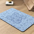 Pet Feeding Mat-Absorbent Dog Mat for Food and Water Bowl-No Stains Quick Dry Water Dispenser Mat-Dog Accessories Pet Supplies-Bowl for Messy Drinkers（Words,12"x19"