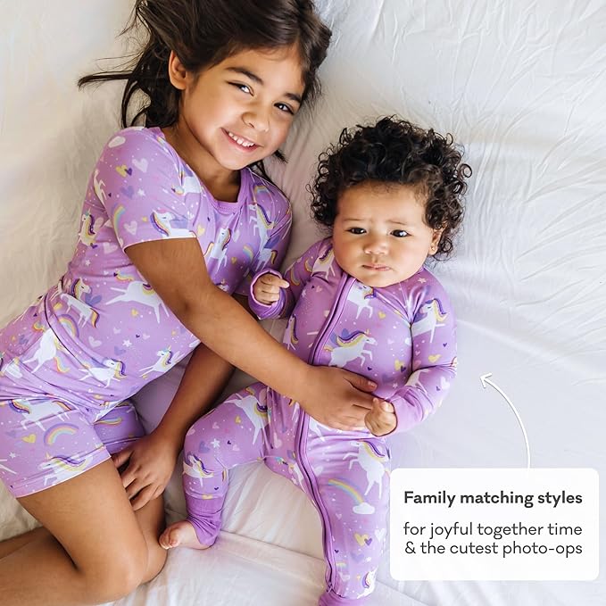 Little Sleepies Pajamas for Baby Boys & Girls, Viscose from Bamboo Baby Pajamas, Preemie & Newborn Sleepers, 2-Way Zipper PJs
