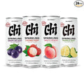 CHI FOREST Sparkling Water Beverage, 4 Flavors Variety Pack, Zero Sugar, 11.16 fl oz Cans (Pack of 24)