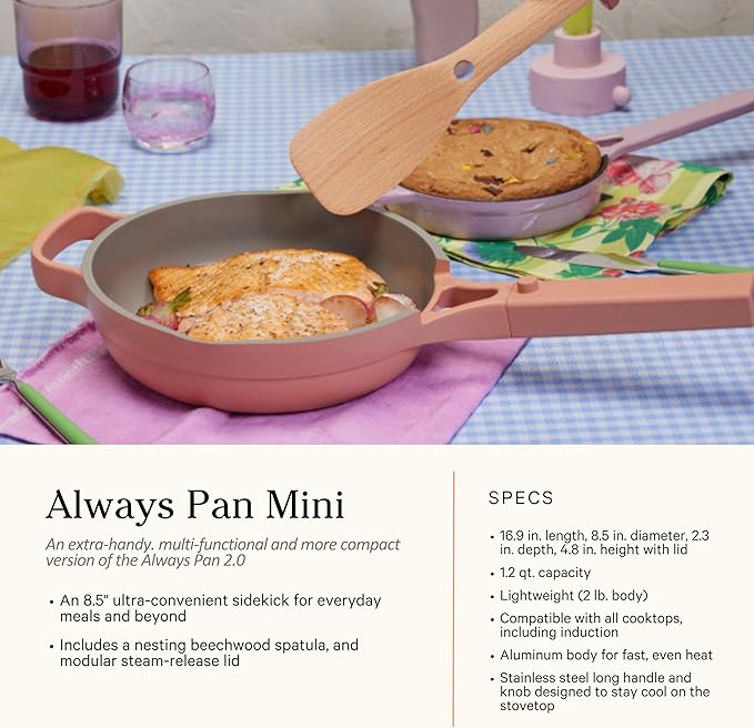 Our Place Cookware Set - 13-Piece Kit Including the Always Pan, Perfect Pot and Spatulas | Multifunctional, Toxin-Free Nonstick | Heat Safe up to 450°F | Oven, Stove, Induction Compatible | Spice