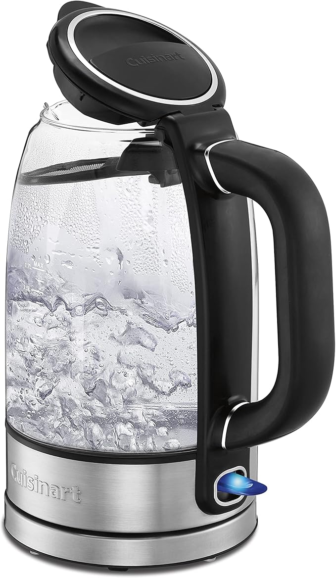 Cuisinart GK-17N Viewpro Cordless Electric Kettle, Silver 1.7 Liter