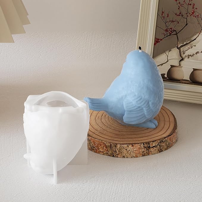 Animal & Bird Candle & Resin Mold - 3D Silicone Mold for Casting & Craft Supplies