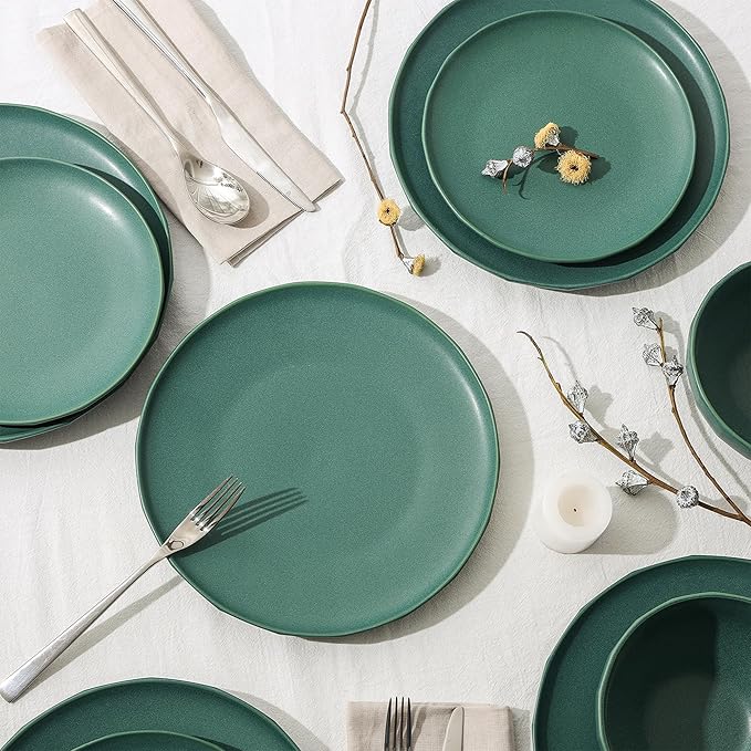 Stone Lain Rio 24-Piece Dinnerware Set Stoneware, Green