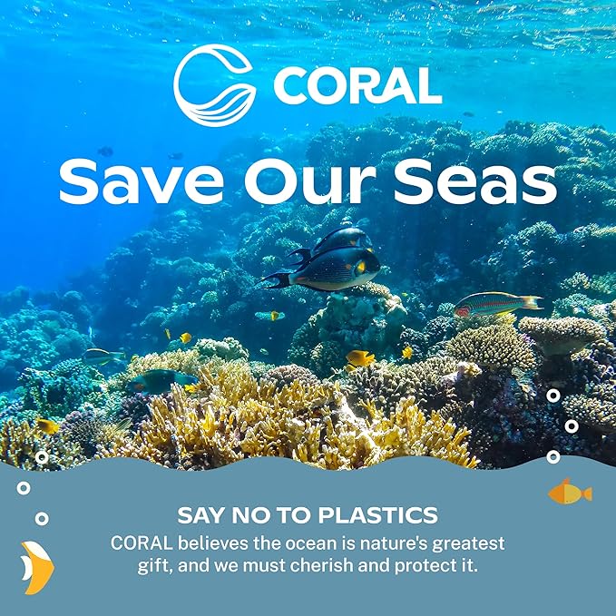 CORAL Light Brown 100% Compostable Forks - 120 Heavy Duty Forks (7.0 inch) - Break Resistant with Smooth Edges, Ocean Friendly Alternative to Plastic Silverware - Biodegradable & Disposable Forks