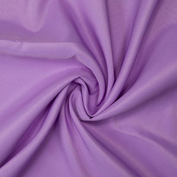 Gee Di Moda Rectangle Tablecloth - 60 x 126 Inch Lavender Table Cloth for 8 Foot Rectangle Table - Heavy Duty Washable Fabric - for 8 Ft Buffet Table, Holiday Party, Dinner, Wedding & Baby Shower