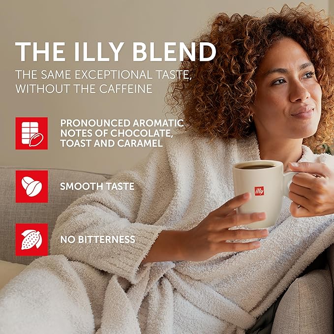 Illy Coffee K-Cups - Compatible Pods for Keurig Coffee Maker - Intenso Dark Roast - Bold & Full of Flavor, Notes of Cocoa & Dried Fruit - 10 Count (Pack of 6)