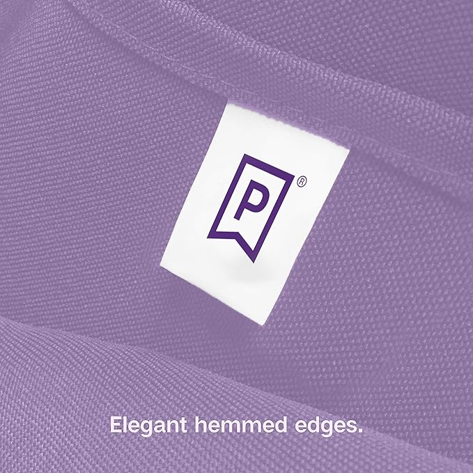 Gee Di Moda Rectangle Tablecloth - 90 x 156 Inch Lavender Table Cloth for 8 Foot Table with Floor-Length Drop - Heavy Duty Washable Fabric - 8 Ft Buffet Table, Holiday Party, Wedding & Baby Shower