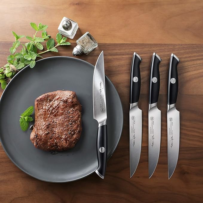 Cangshan Thomas Keller Signature Collection 4-Piece Steak Knife Set, 5-Inch